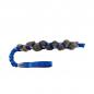 Preview: Bungee Kaninchenfell mit Fleece geflochten blau