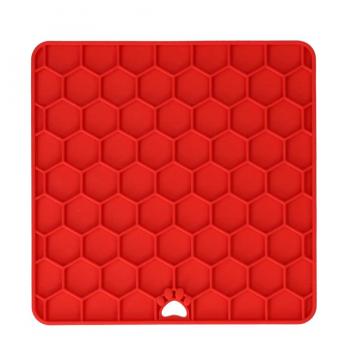 Preview: Schleckmatte rot