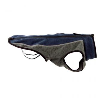 JEGGO Polarfleecejacket Bi-Color blau/dunkelgrau