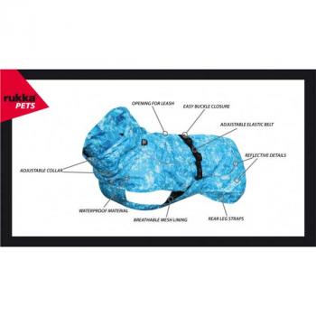 Preview: RUKKA DRIZZLE Regenmantel Grau