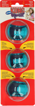 Preview: Kong Squeezz Action Red Small 5cm 3er Pack