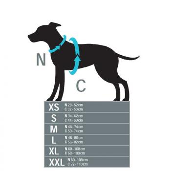 Preview: PETLANDO Geschirr Mesh Y-Comfort schwarz