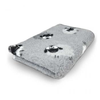 Hundedecke (Vet Bed)  50 x 75cm Schaf grau