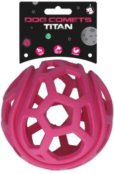 Gitterball Dog Comets Titan Rosa M 11,5 cm