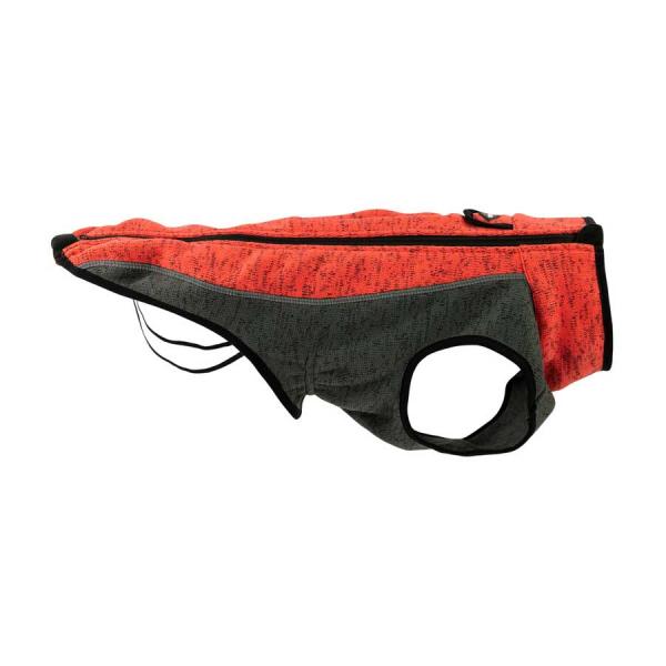 JEGGO Polarfleecejacket Bi-Color orange/dunkelgrau