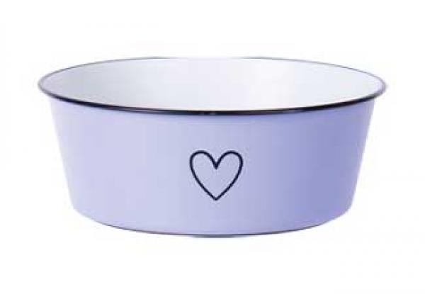 Emaille Napf HEARTS L ca. 1750ml