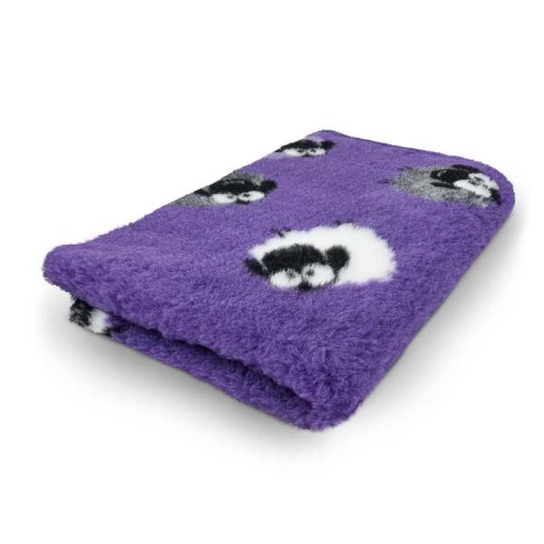Hundedecke (Vet Bed)  50 x 75cm Schaf lila