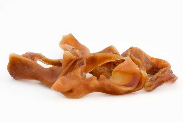 Schweineohrstreifen getrocknet