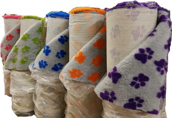 Hundedecke (Vet Bed)  100 x 75cm Patchwork lila