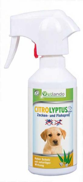 VETLANDO Citrolyptus Zecken- und Flohspray für Hunde 250 ml
